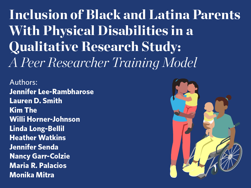 Inclusion of Black and Latina Parents with Physical Disabilities in a Qualitative Research Study